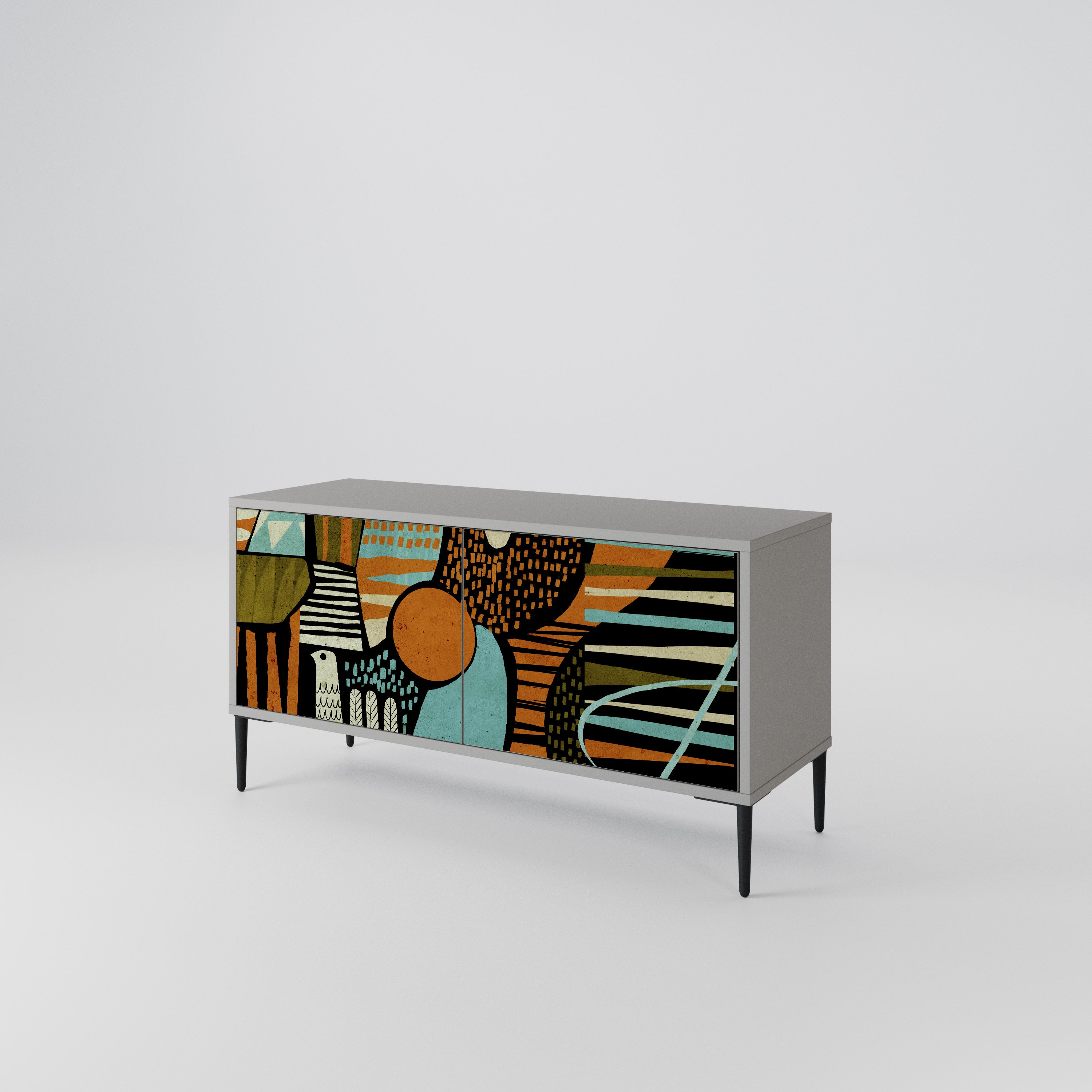 GEODE GLIMMER Compact 2-Door TV Cabinet