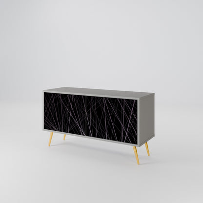 SHIMMER SPIDERGRAM Kompakt TV-bänk med 2 dörrar