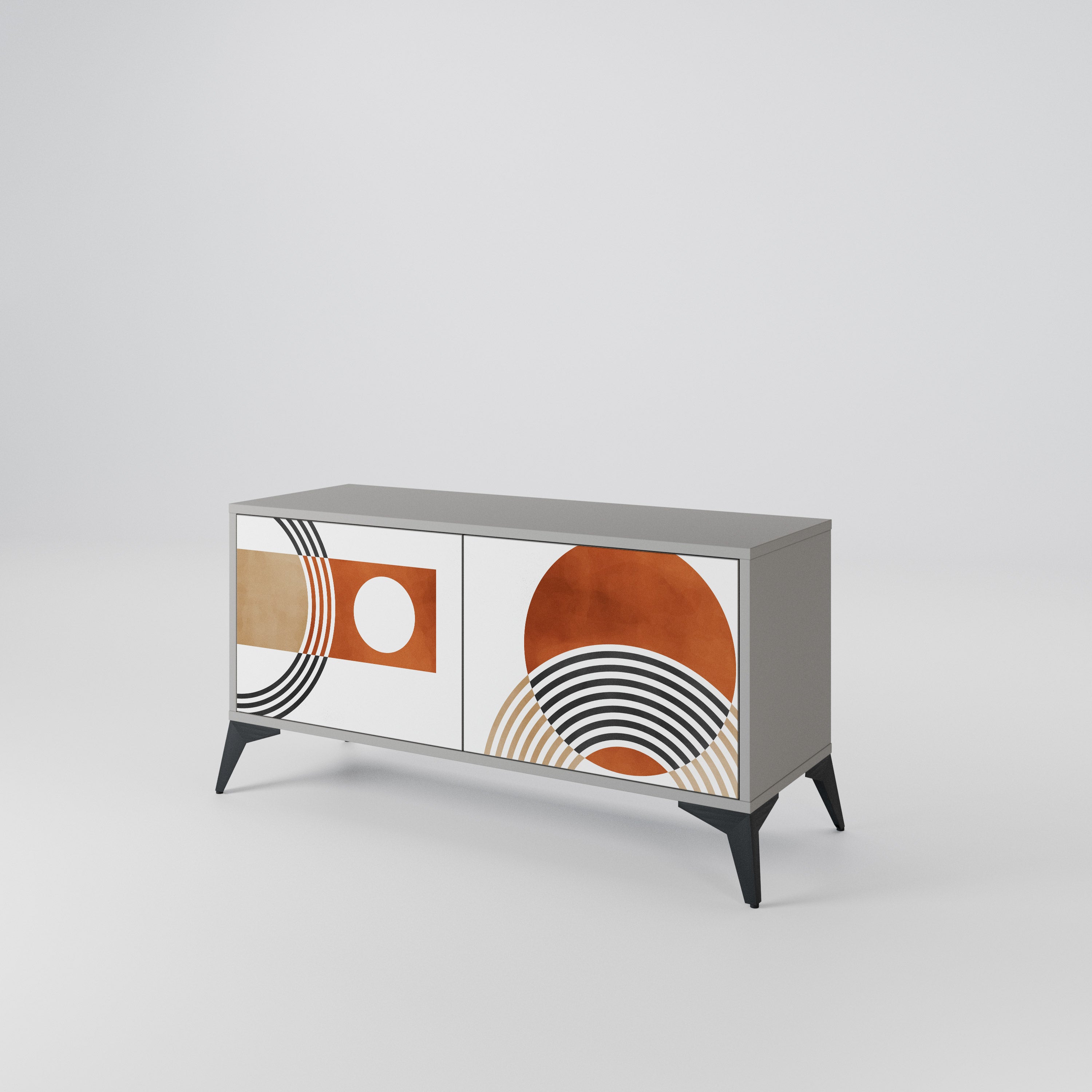 CIRCLE RHYTM Compact 2-Door TV Cabinet