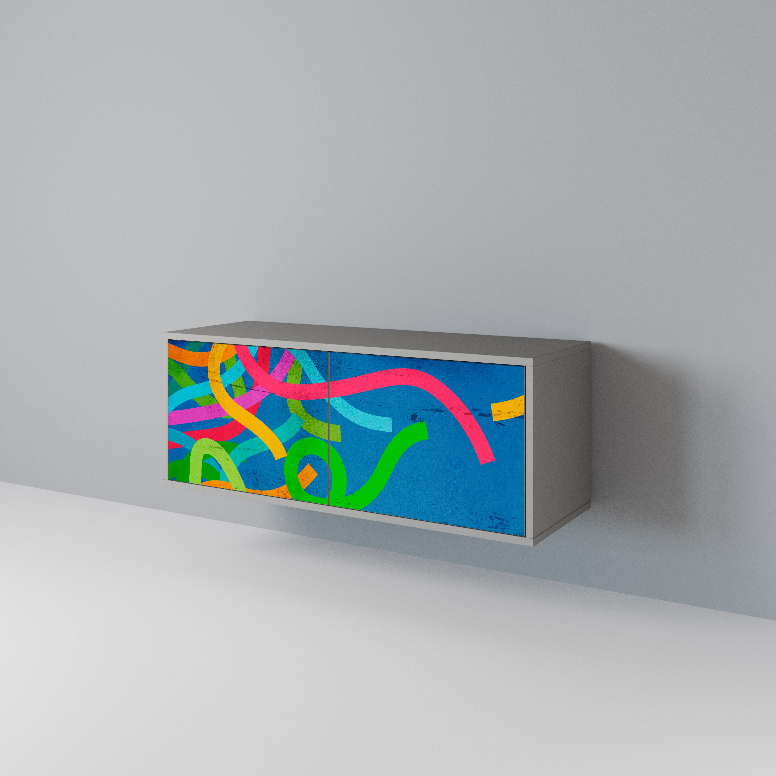 STREAMER TANGLE Compact 2-Door TV Cabinet