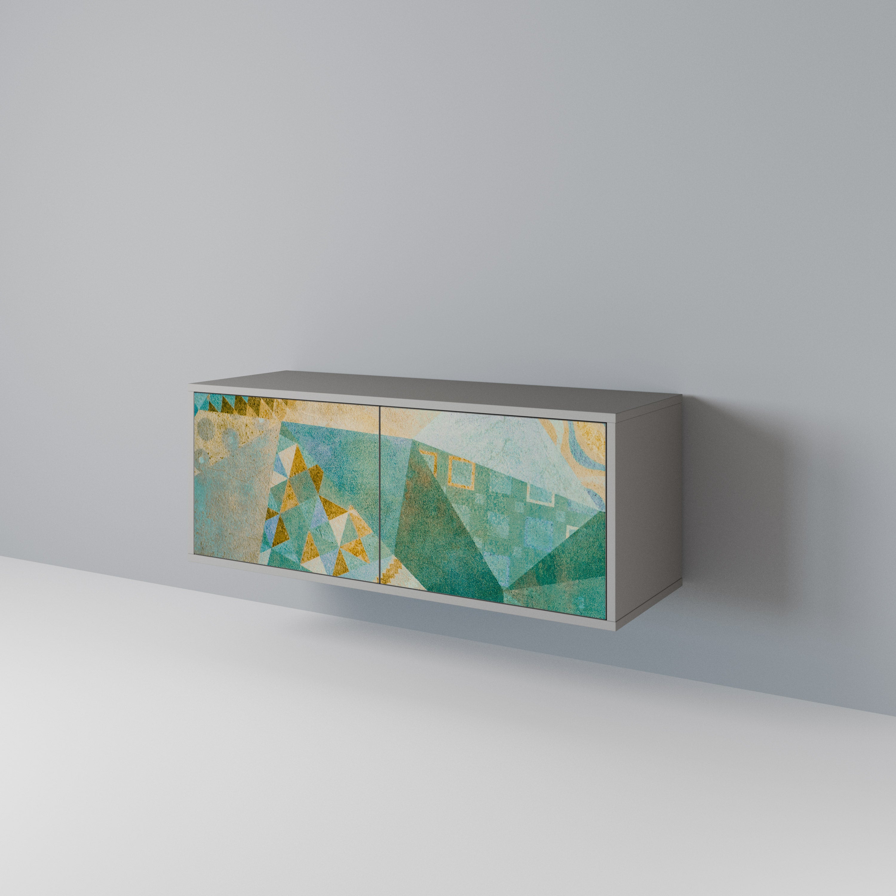 SPECTRUM SPLENDOR Kompakt TV-bänk med 2 dörrar