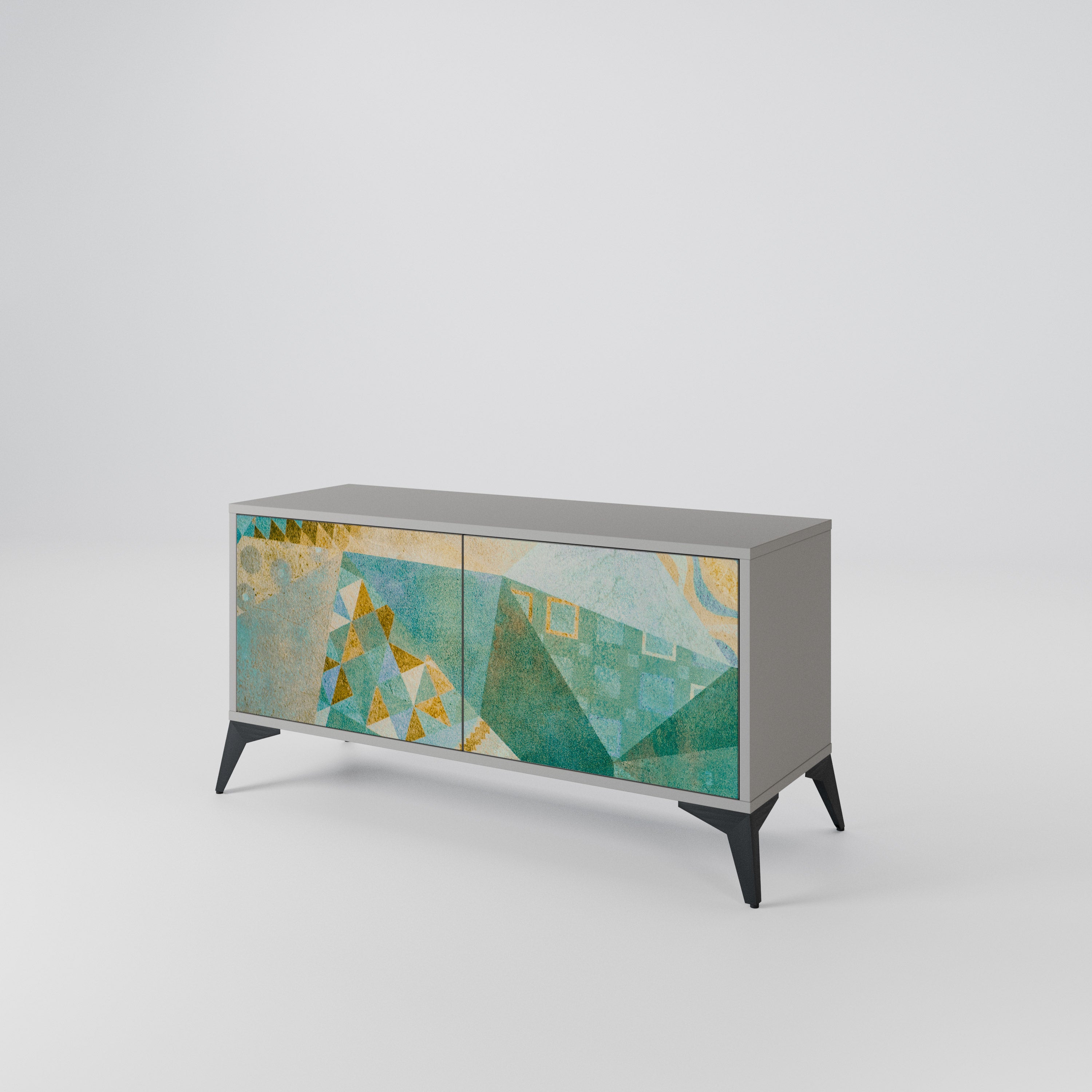 SPECTRUM SPLENDOR Kompakt TV-bänk med 2 dörrar