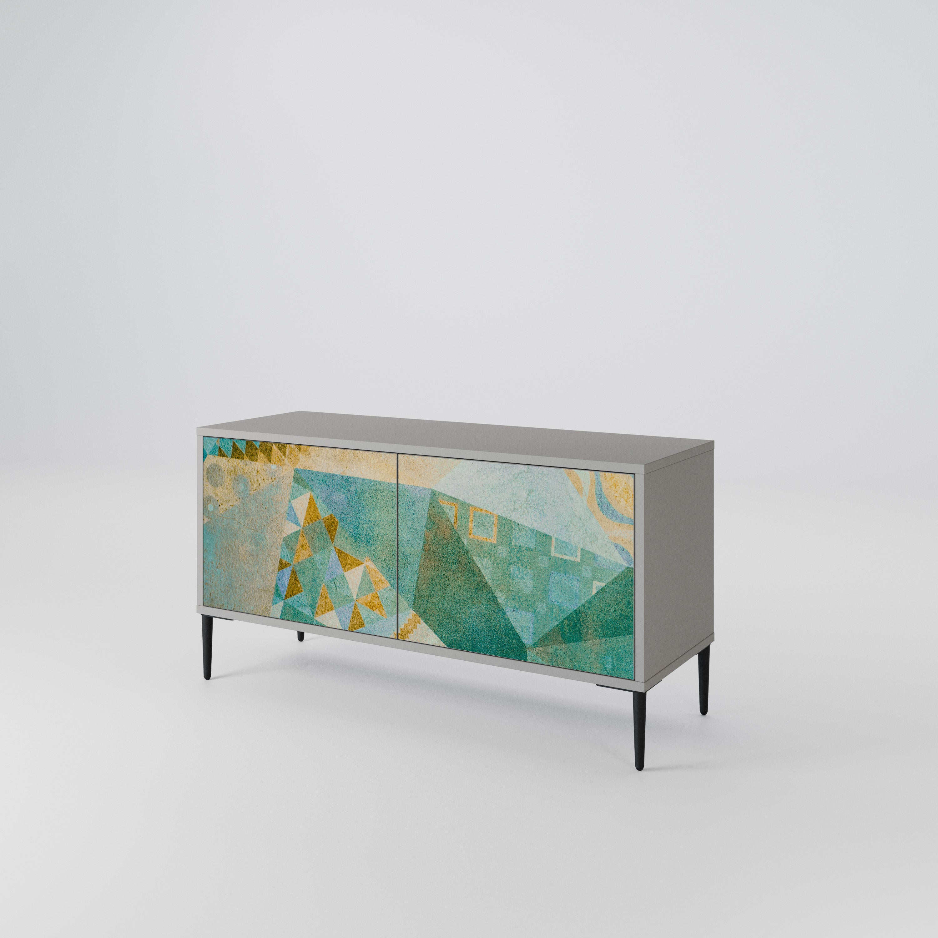 SPECTRUM SPLENDOR Kompakt TV-bänk med 2 dörrar