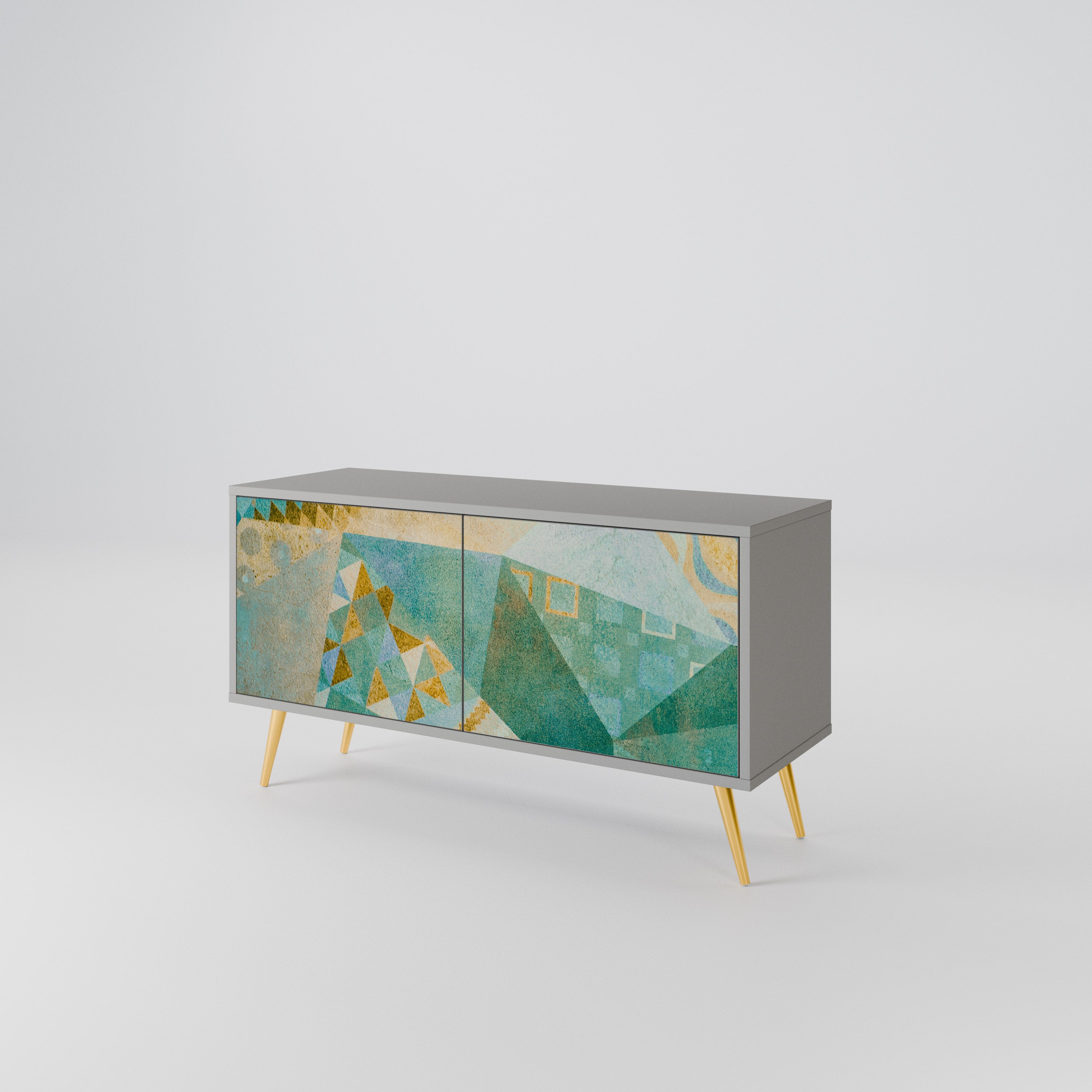 SPECTRUM SPLENDOR Kompakt TV-bänk med 2 dörrar