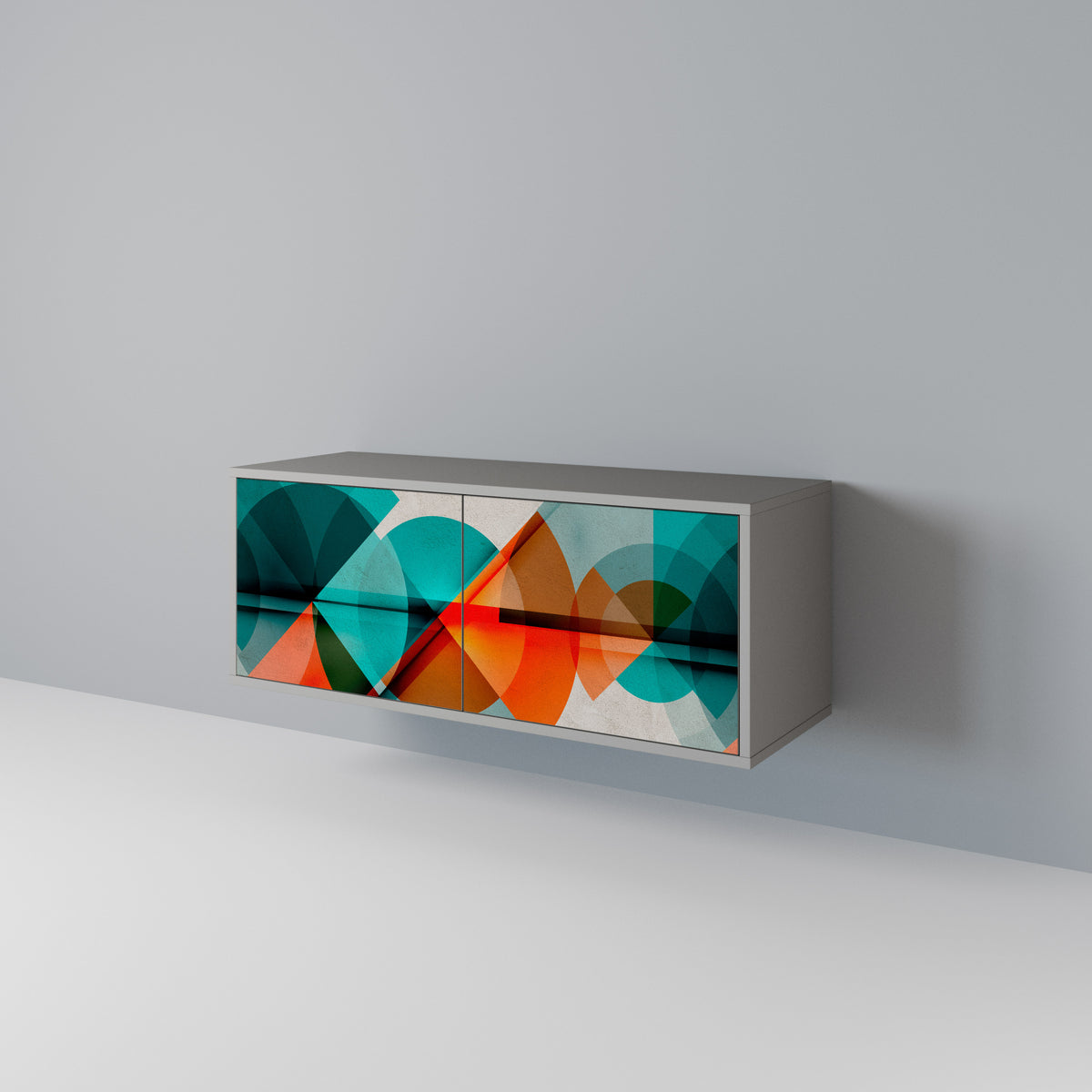 CIRCULAR RHAPSODY Compact 2-Door TV Cabinet