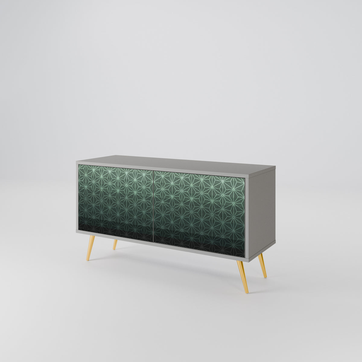 ORNAMENTAL GLIMMER Kompakt TV-bänk med 2 dörrar