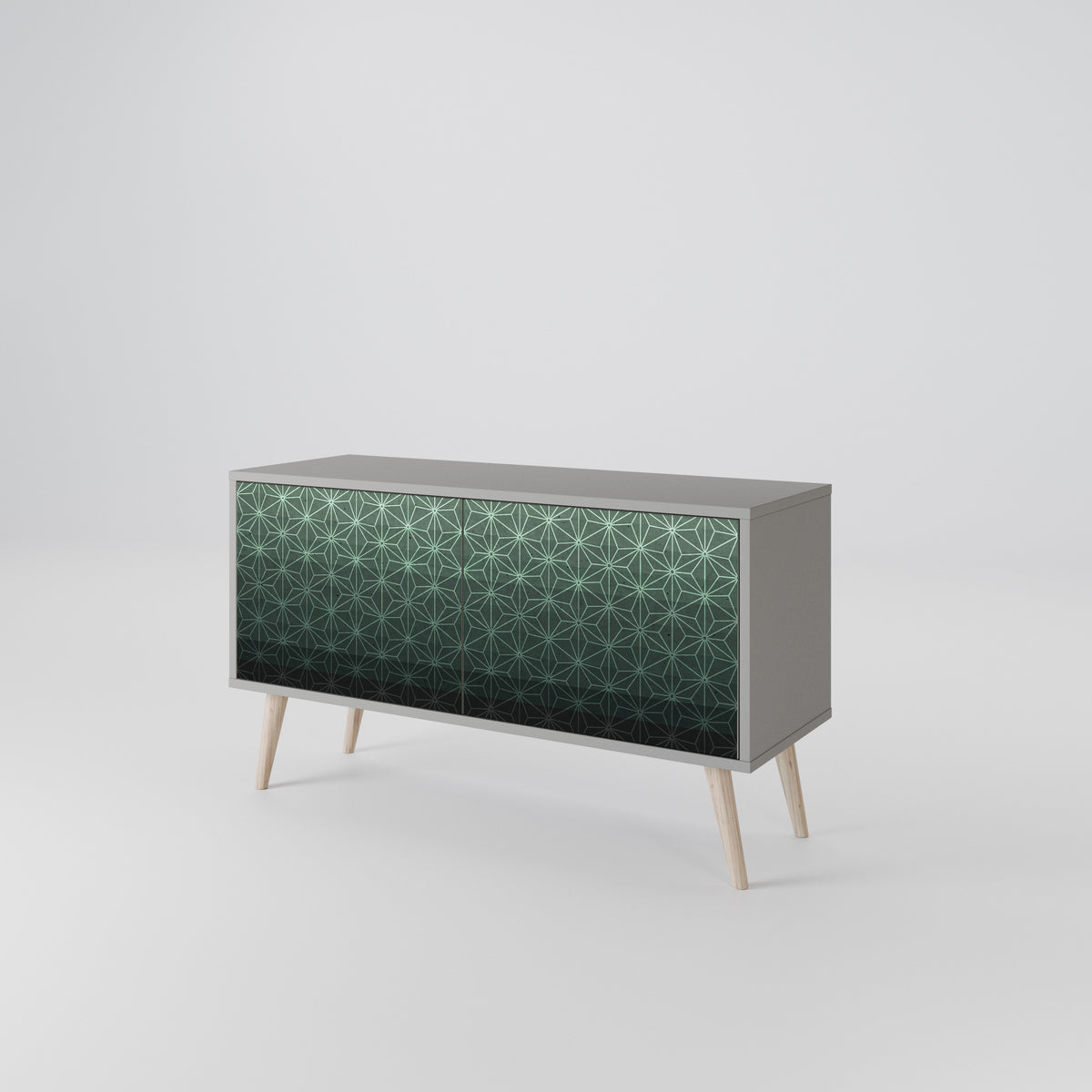 ORNAMENTAL GLIMMER Kompakt TV-bänk med 2 dörrar
