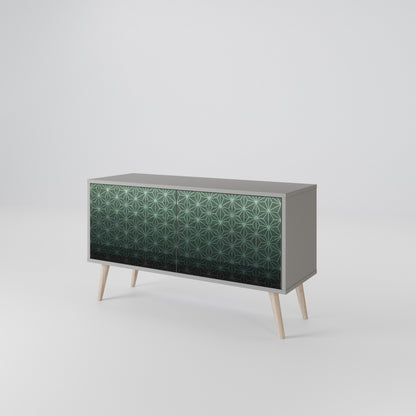 ORNAMENTAL GLIMMER Kompakt TV-bänk med 2 dörrar