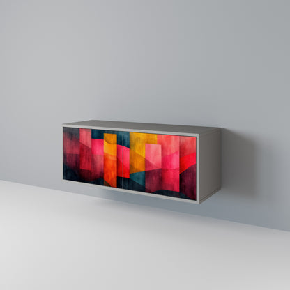 COLORFUL SOUNDS Kompakt TV-bänk med 2 dörrar