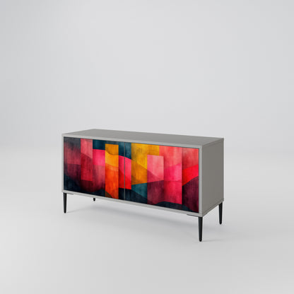 COLORFUL SOUNDS Kompakt TV-bänk med 2 dörrar