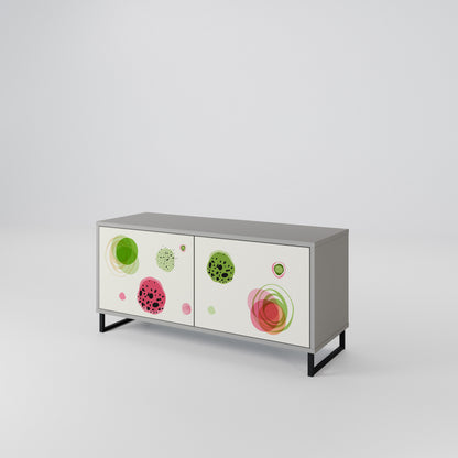 COLORFUL COSMOS Kompakt TV-bänk med 2 dörrar
