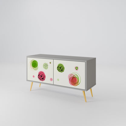 COLORFUL COSMOS Kompakt TV-bänk med 2 dörrar