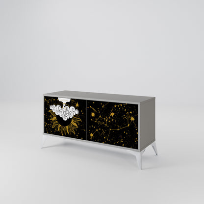 STELLAR CONSTELLATIONS Kompakt TV-bänk med 2 dörrar