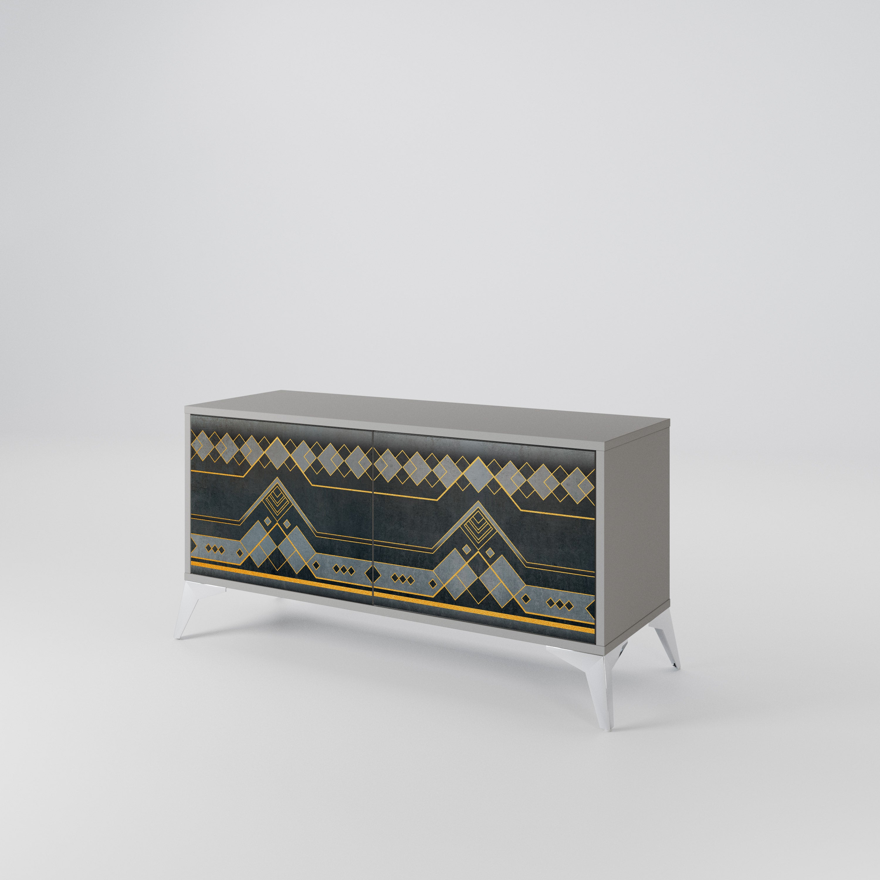 ROYAL ORDINARINESS Compact 2-Door TV Cabinet