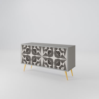 MONOCHROME NEXUS Kompakt TV-bänk med 2 dörrar