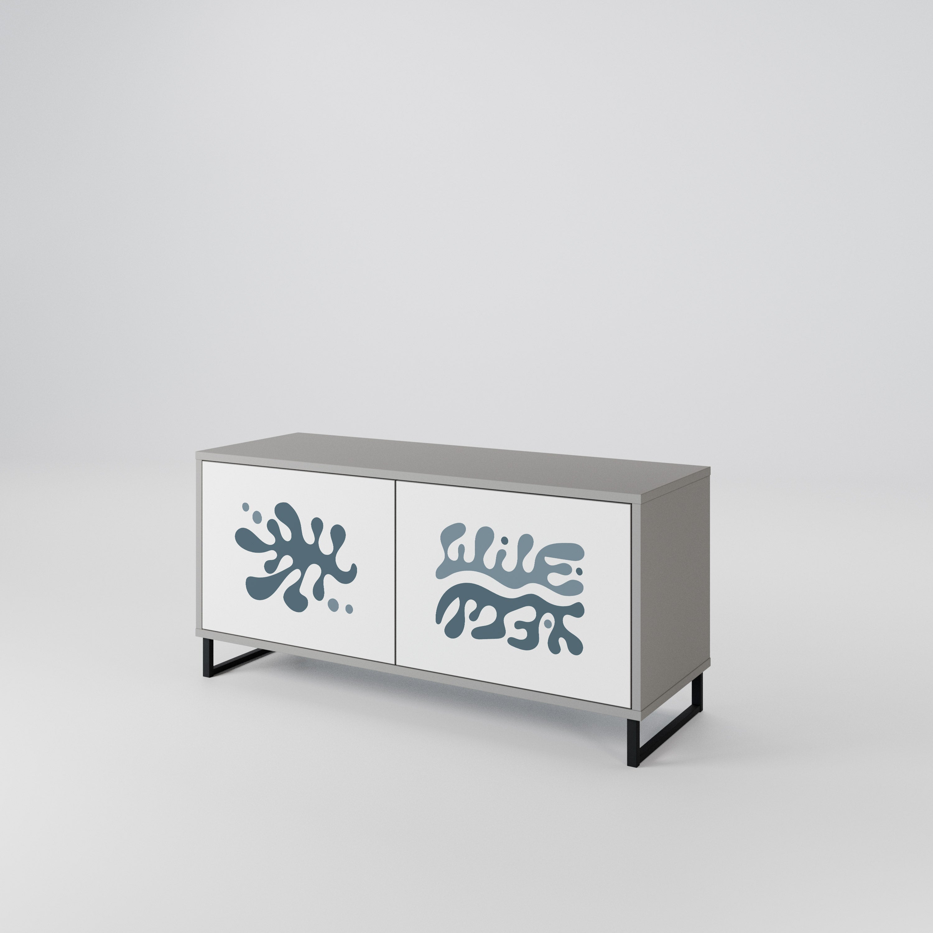 WONDERLAND VEGETATION Kompakt TV-skåp med 2 dörrar