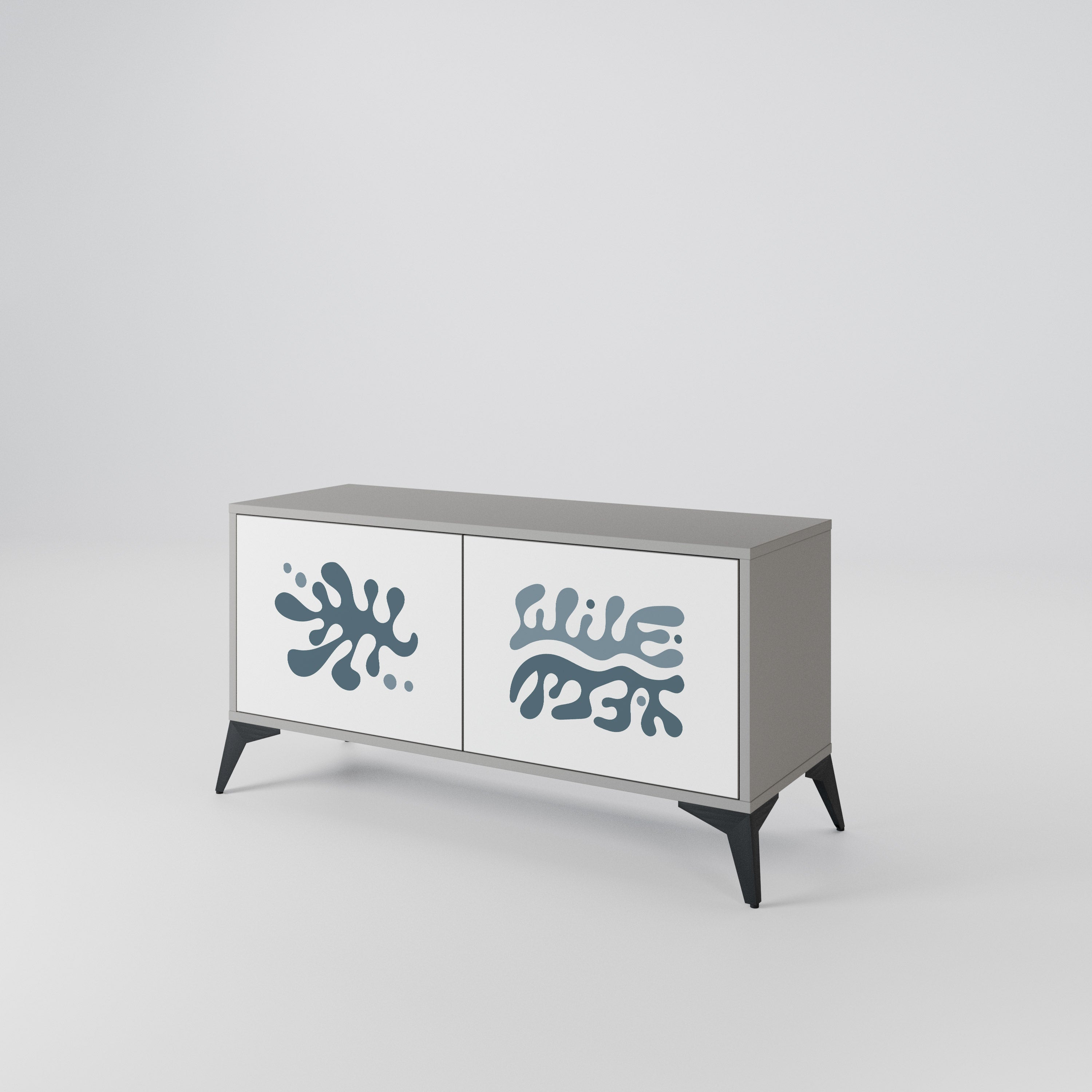 WONDERLAND VEGETATION Kompakt TV-skåp med 2 dörrar