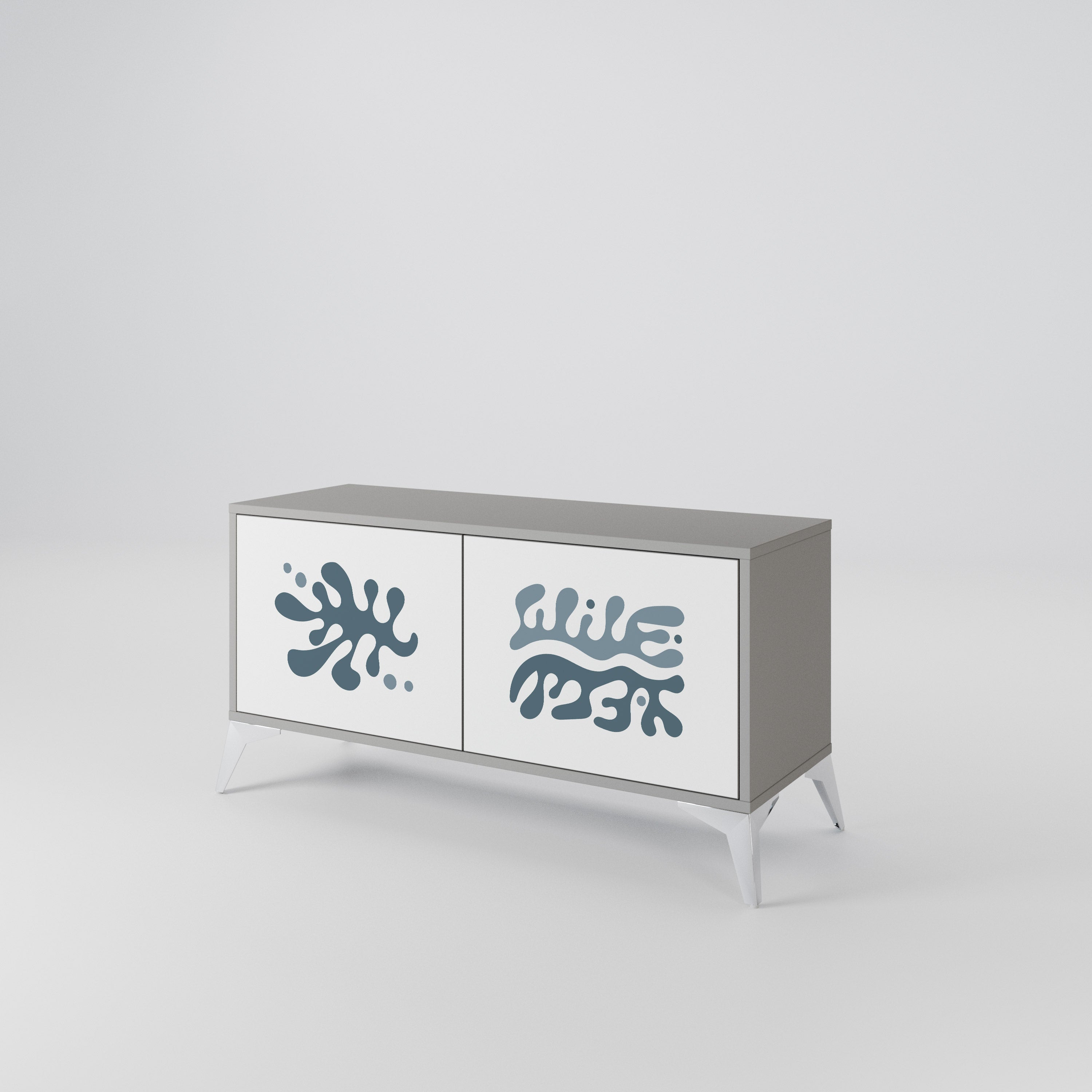 WONDERLAND VEGETATION Kompakt TV-skåp med 2 dörrar