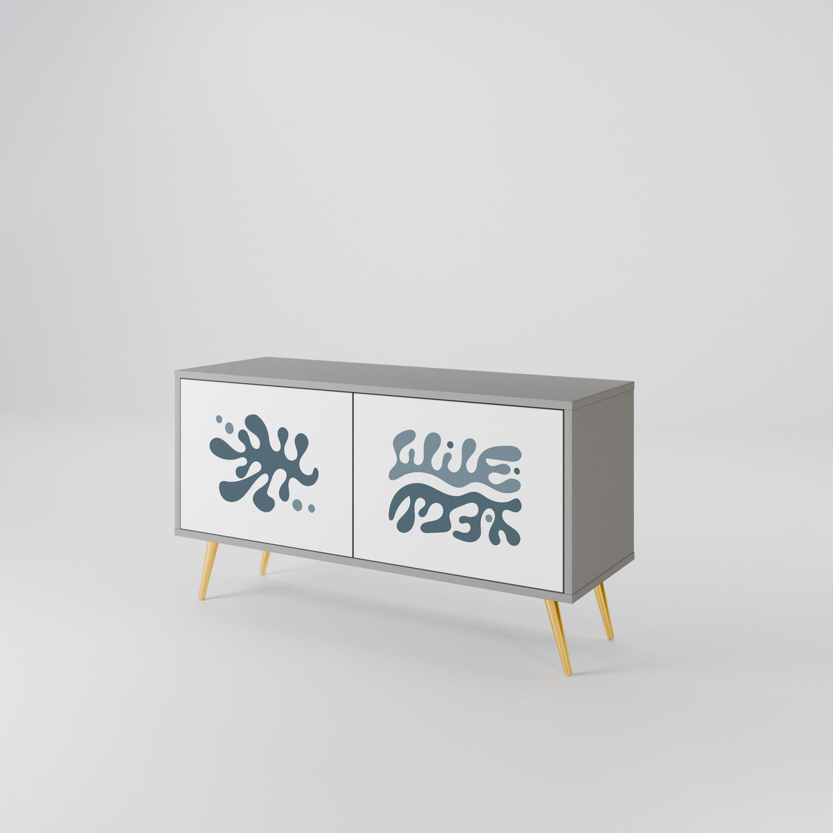 WONDERLAND VEGETATION Compact 2-Door TV Cabinet