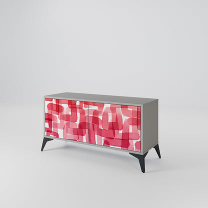KALEIDOSCOPIC CUBISM Compact 2-Door TV Cabinet