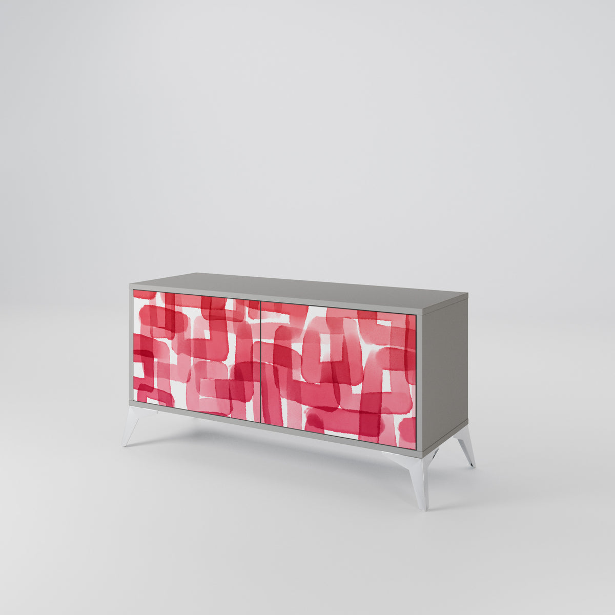 KALEIDOSCOPIC CUBISM Compact 2-Door TV Cabinet