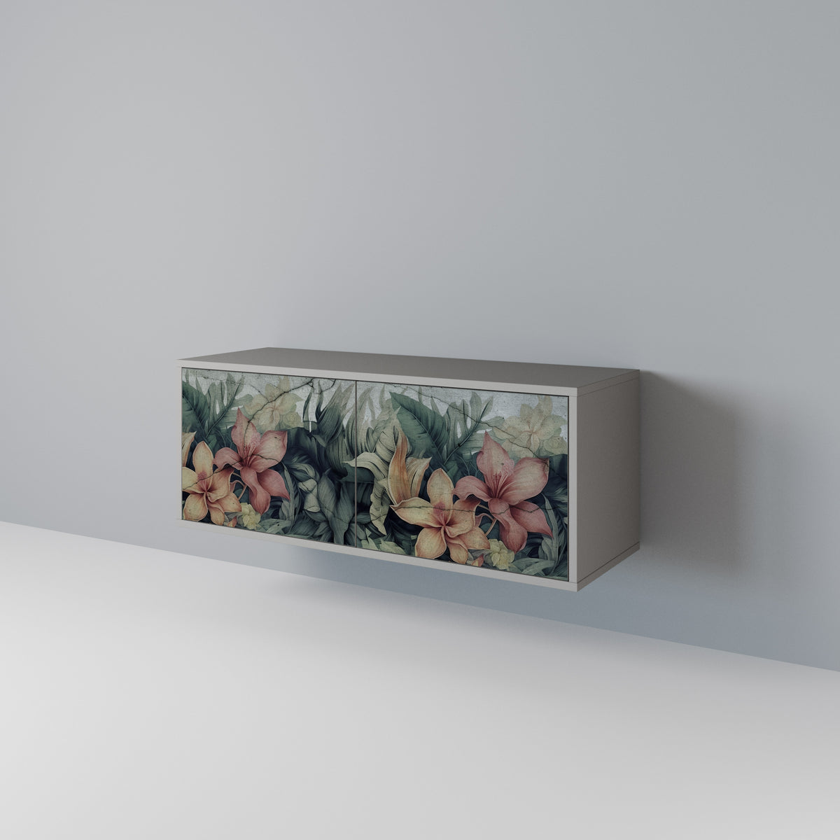 HEAVENLY BLOOM Kompakt TV-bänk med 2 dörrar
