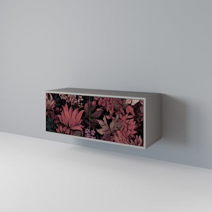 FLORAL WHISPER Kompakt TV-bänk med 2 dörrar