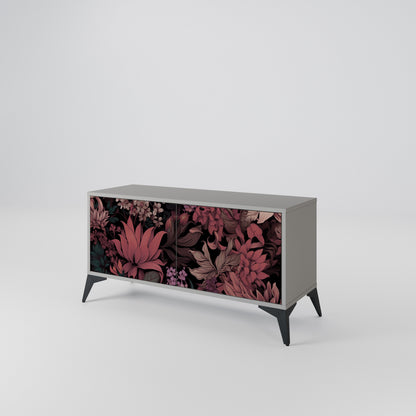 FLORAL WHISPER Kompakt TV-bänk med 2 dörrar