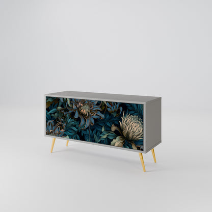 TWILIGHT BLOOM Kompakt TV-bänk med 2 dörrar