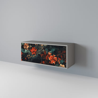 IMAGINARY BLOSSOM Kompakt TV-bänk med 2 dörrar