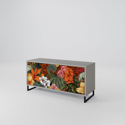 RADIANT FLORA Kompakt TV-bänk med 2 dörrar