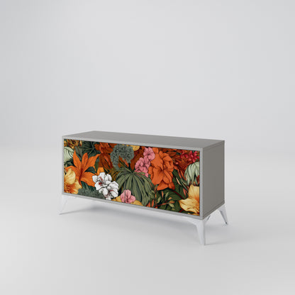 RADIANT FLORA Kompakt TV-bänk med 2 dörrar