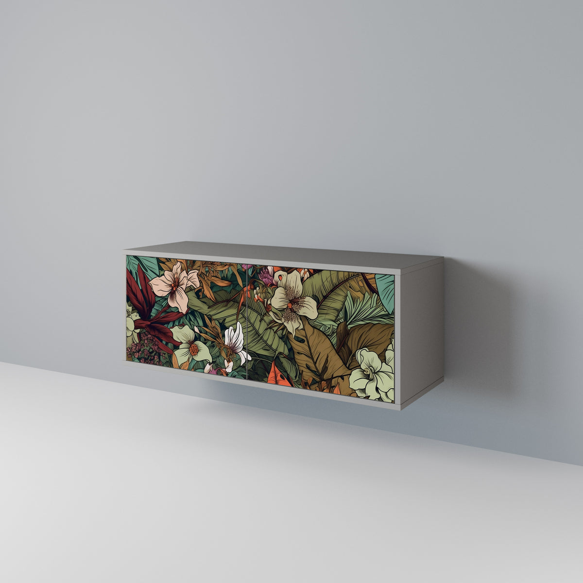 BOTANICAL EMERGENCE Kompakt TV-bänk med 2 dörrar