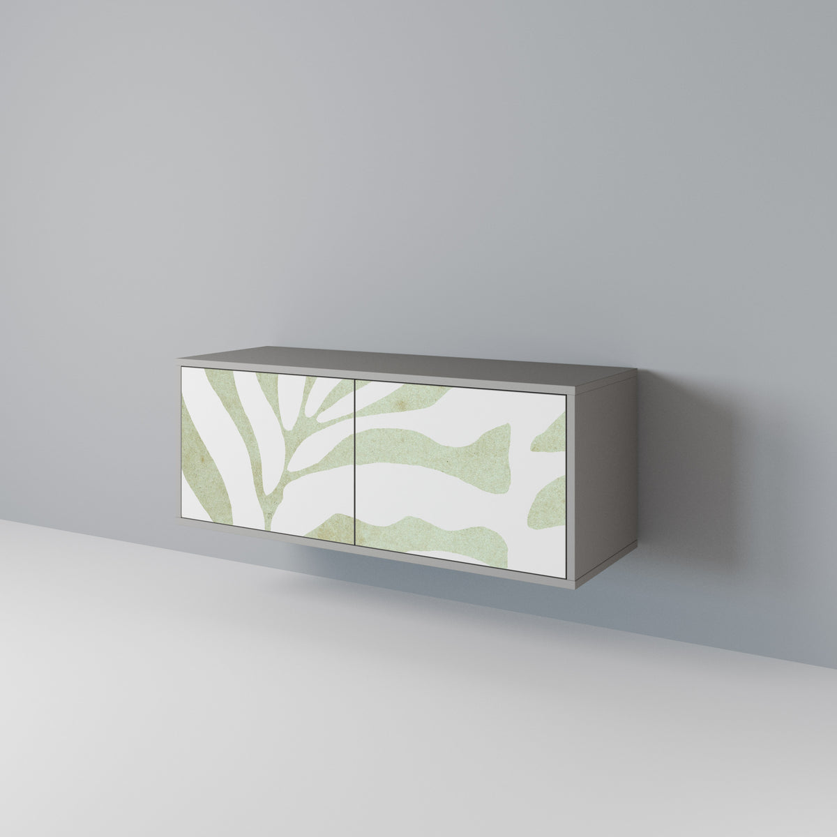 BOTANICAL SPARK Kompakt TV-bänk med 2 dörrar