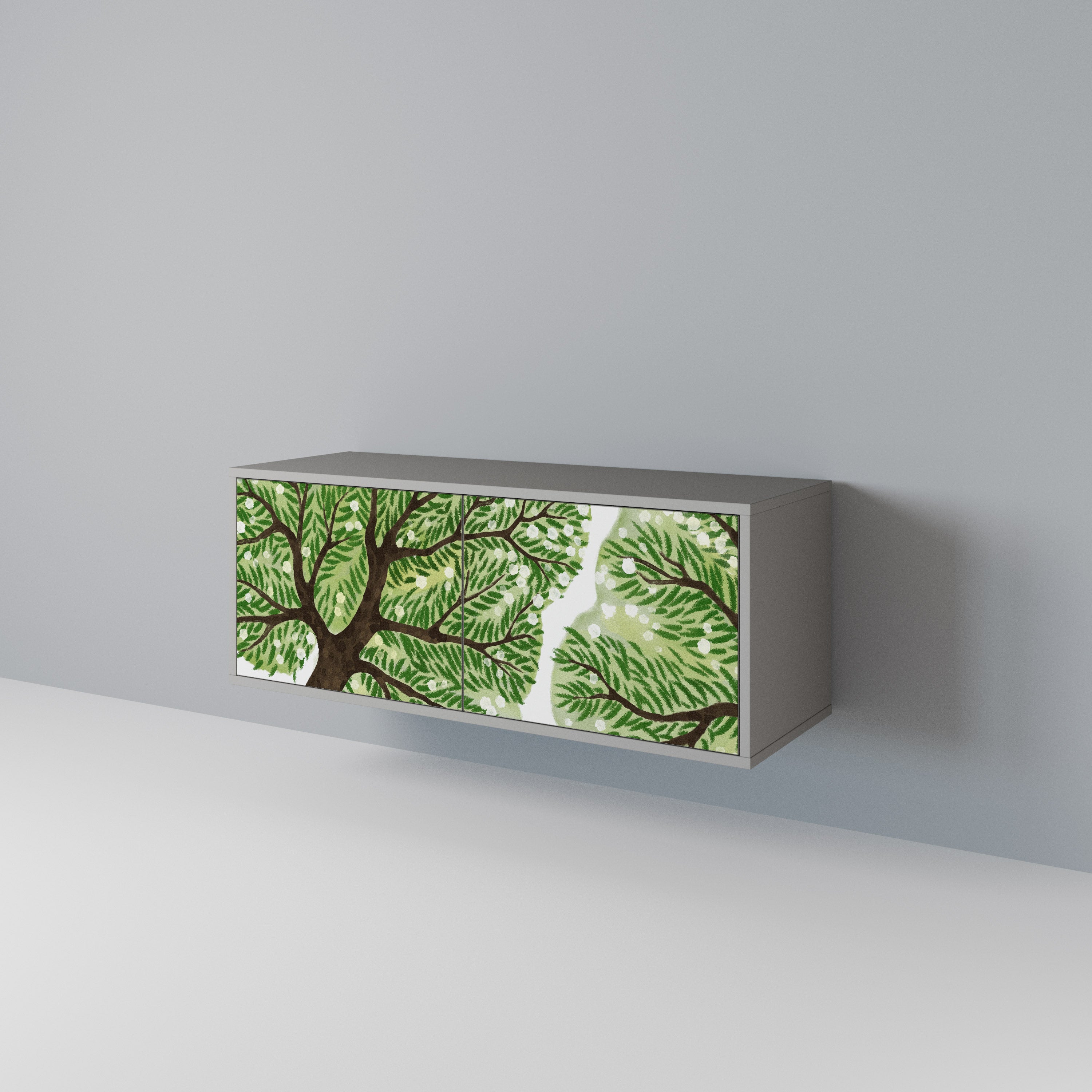 WILDERNESS DASH Kompakt TV-skåp med 2 dörrar