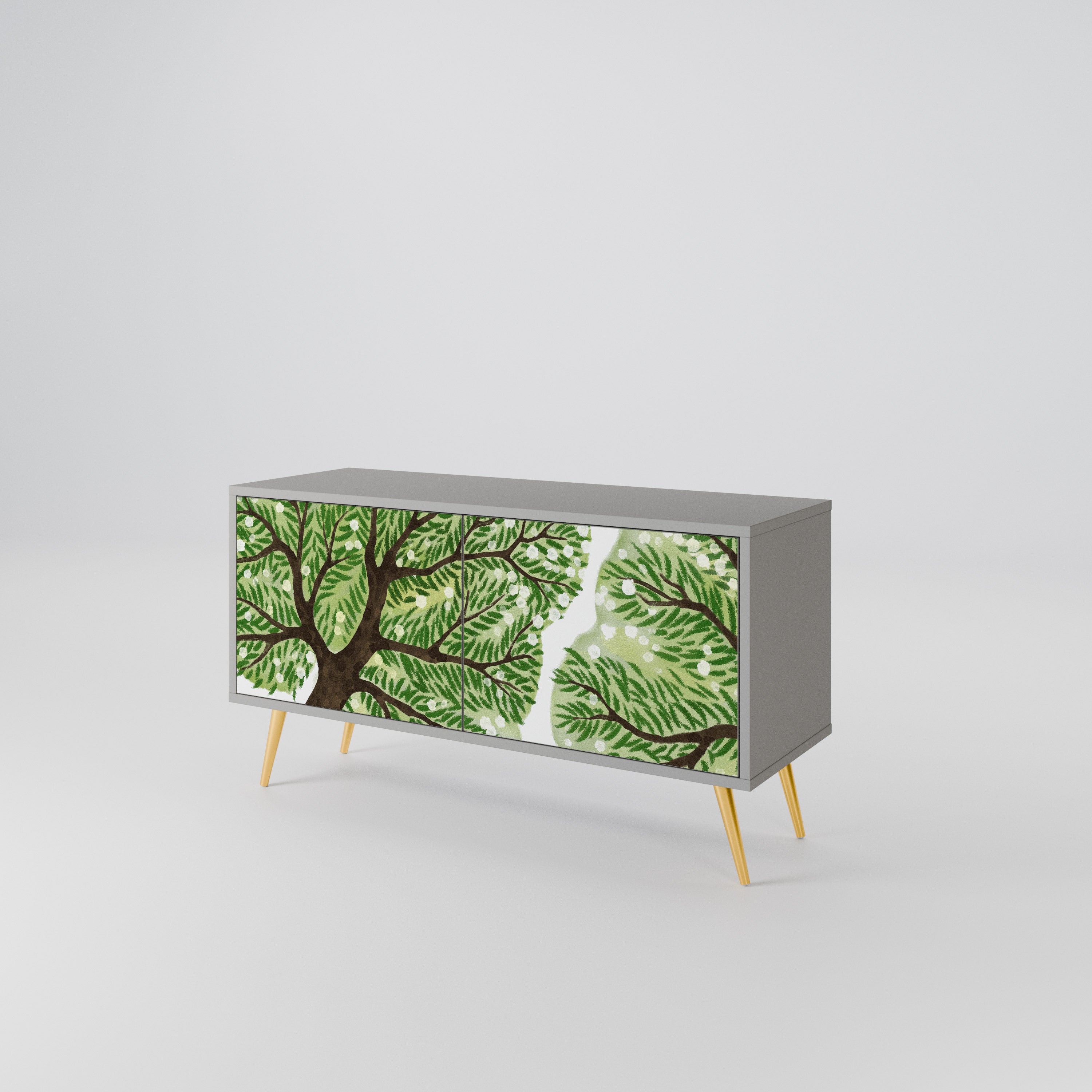 WILDERNESS DASH Kompakt TV-skåp med 2 dörrar