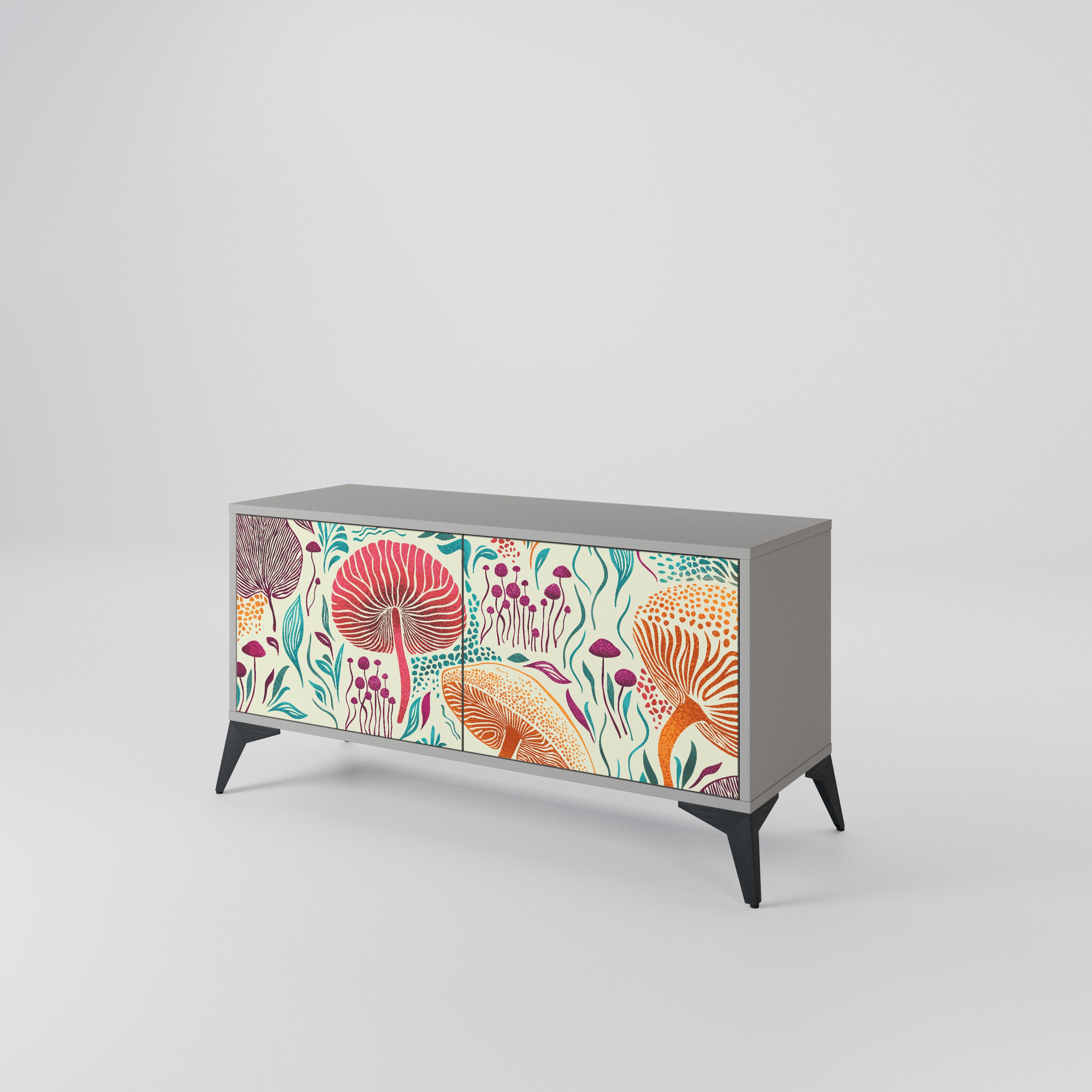 FUNGUS FANTASY Compact 2-Door TV Cabinet