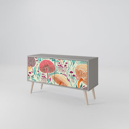 FUNGUS FANTASY Kompakt TV-bänk med 2 dörrar