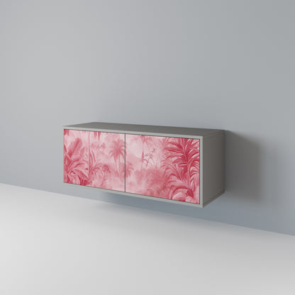 SWEET TROPICS Kompakt TV-bänk med 2 dörrar