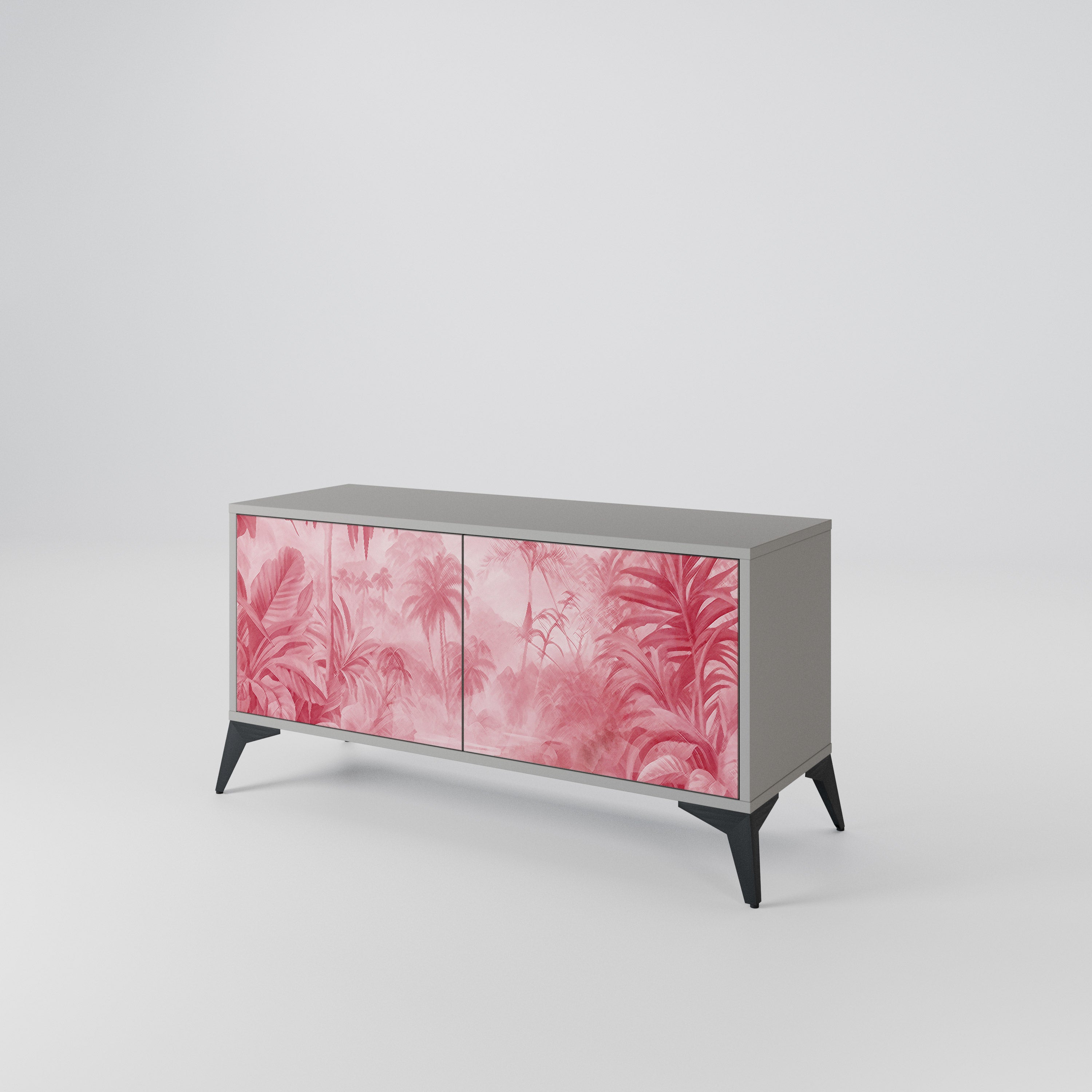 SWEET TROPICS Compact 2-Door TV Cabinet