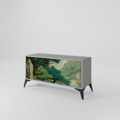 VERDURE ABYSS Kompakt TV-bänk med 2 dörrar