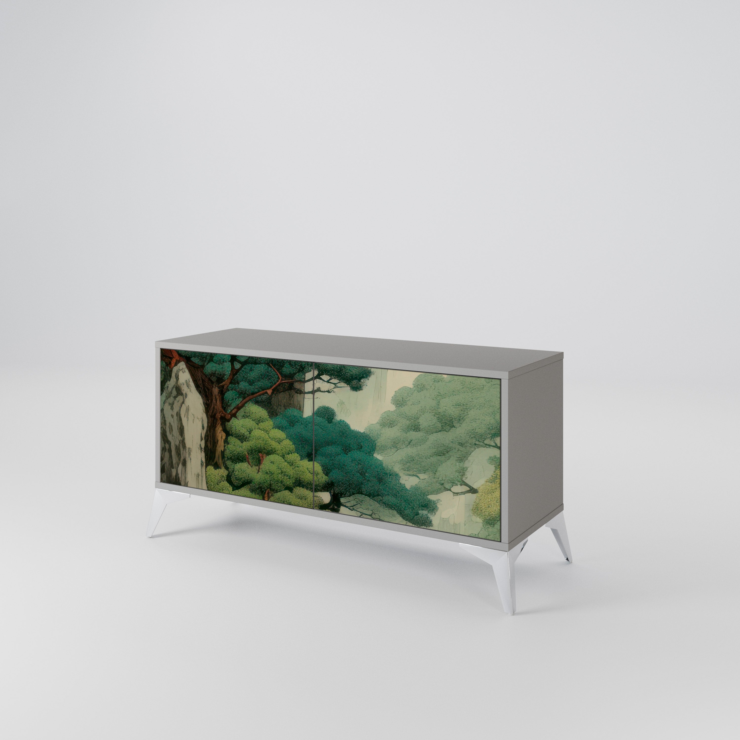 VERDURE ABYSS Compact 2-Door TV Cabinet