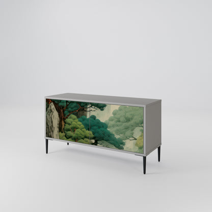 VERDURE ABYSS Kompakt TV-bänk med 2 dörrar