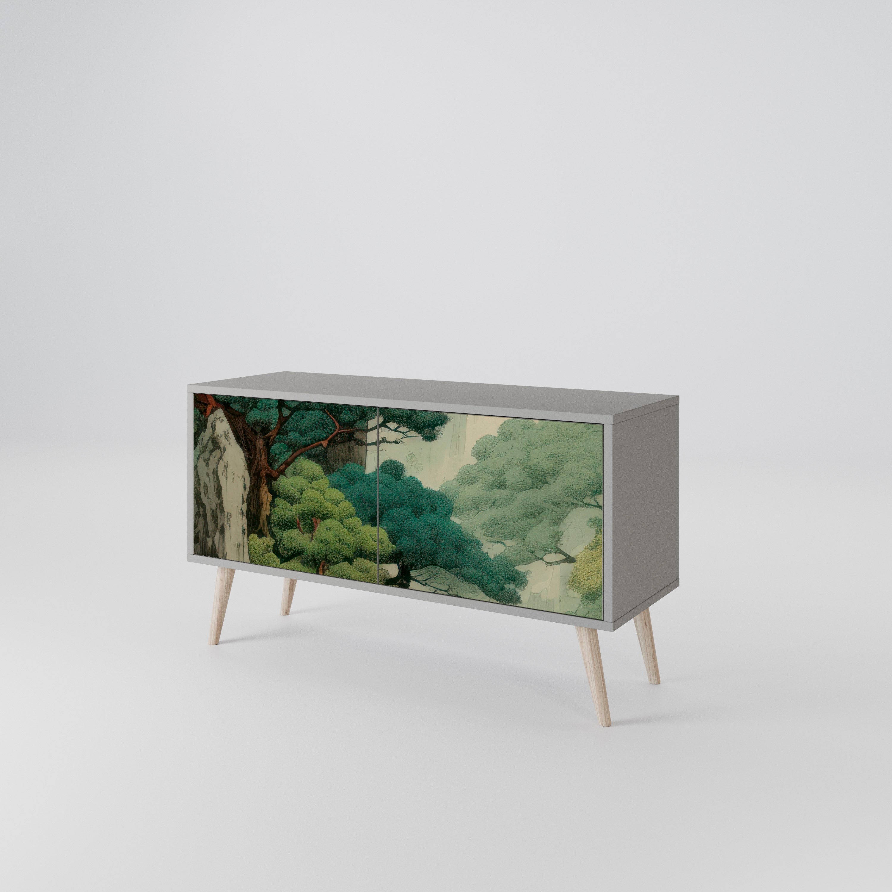 VERDURE ABYSS Compact 2-Door TV Cabinet