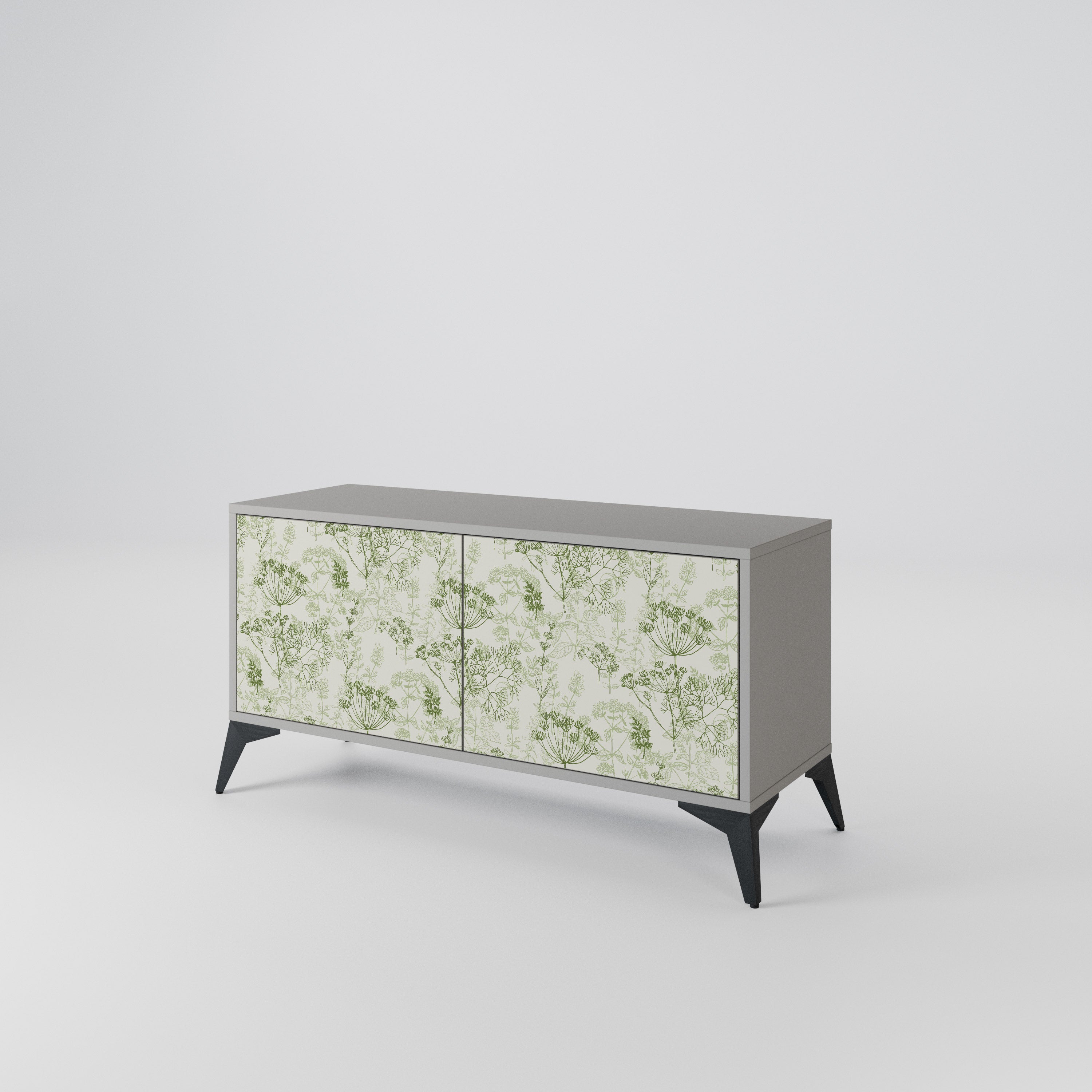 FENNEL BALDACHIN Compact 2-Door TV Cabinet