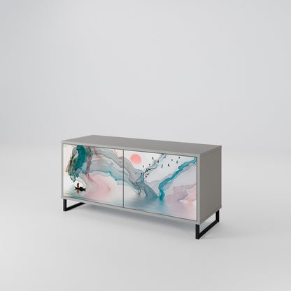 VELVET CROSSING Compact 2-Door TV Cabinet