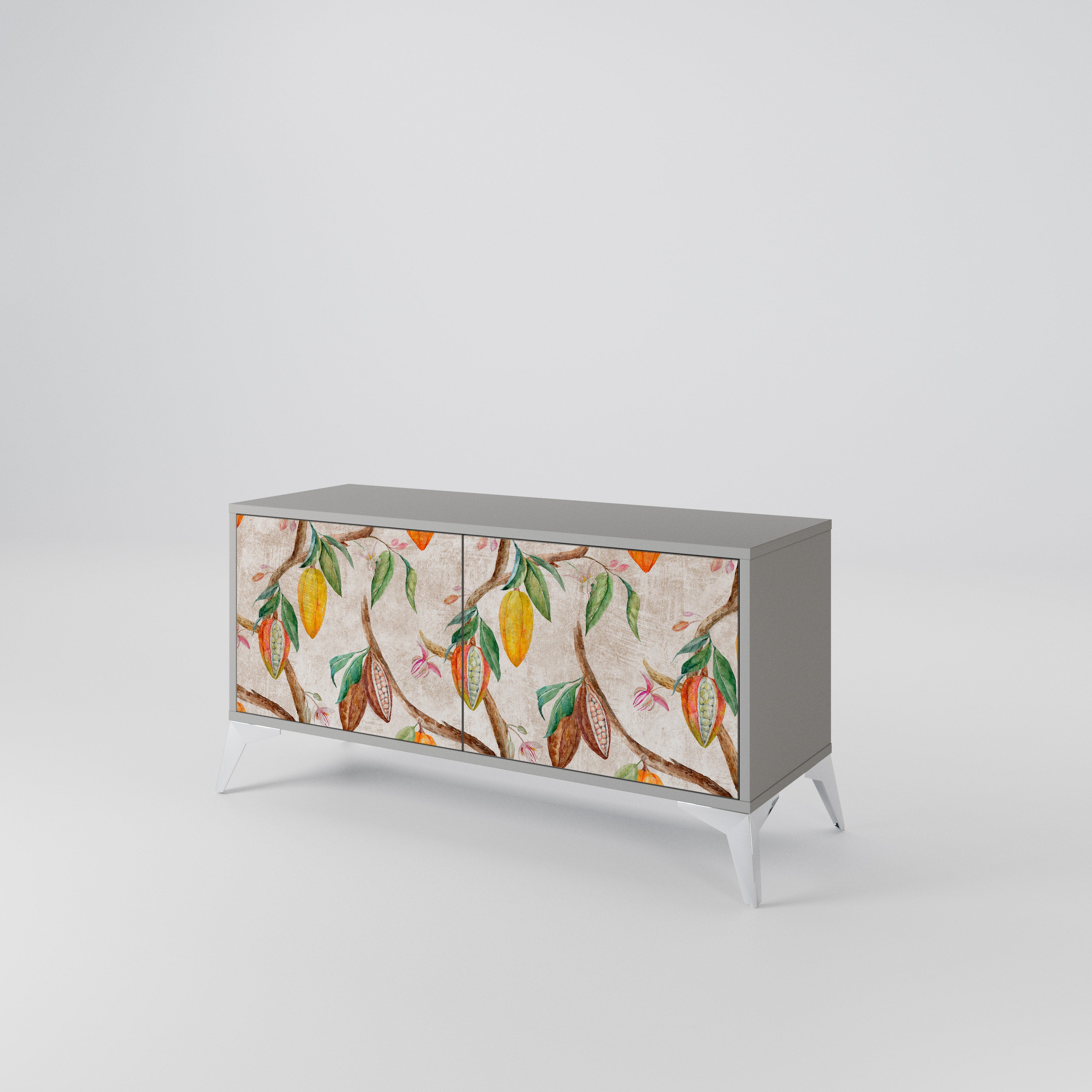 COCOA FRUITS Compact 2-Door TV Cabinet