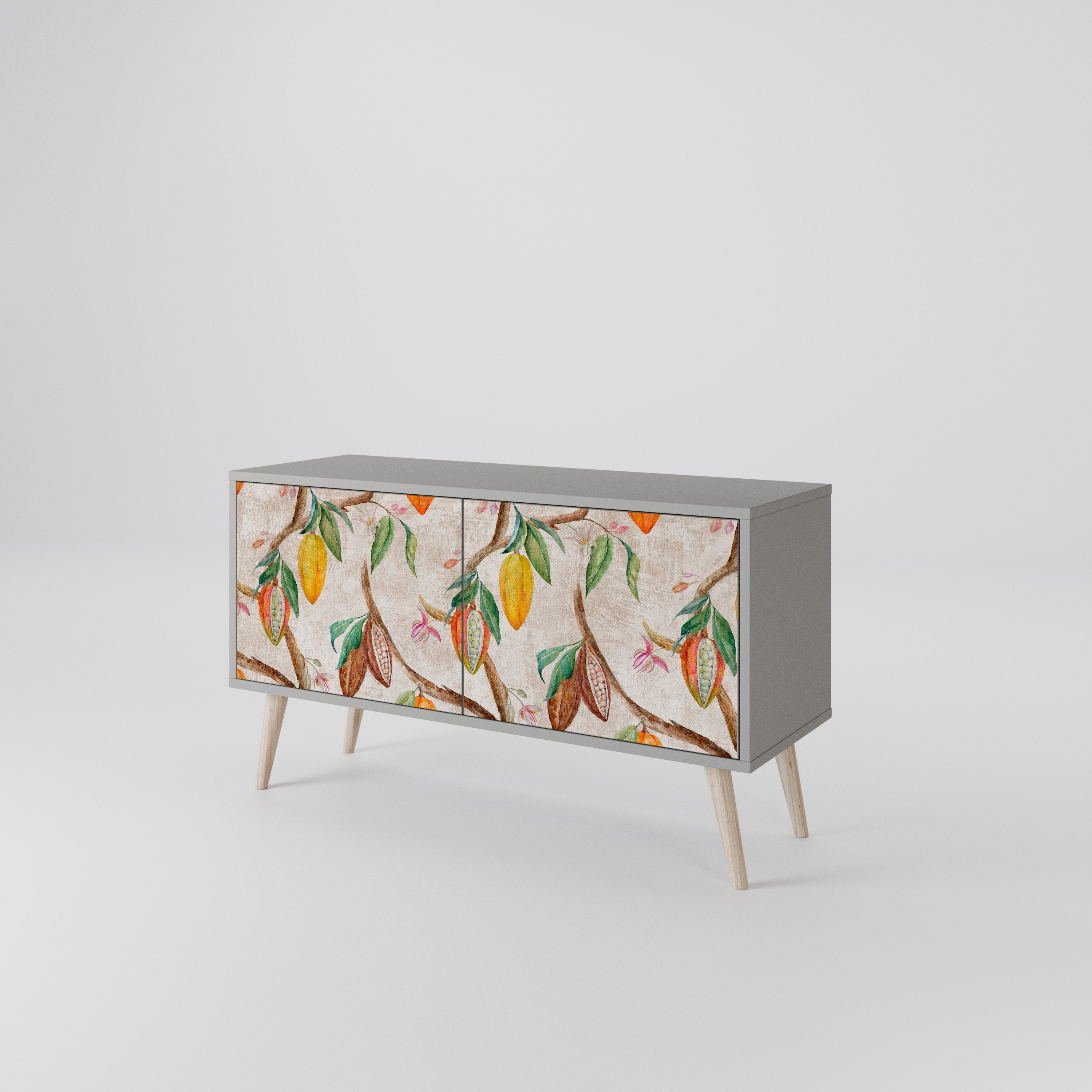 COCOA FRUITS Compact 2-Door TV Cabinet