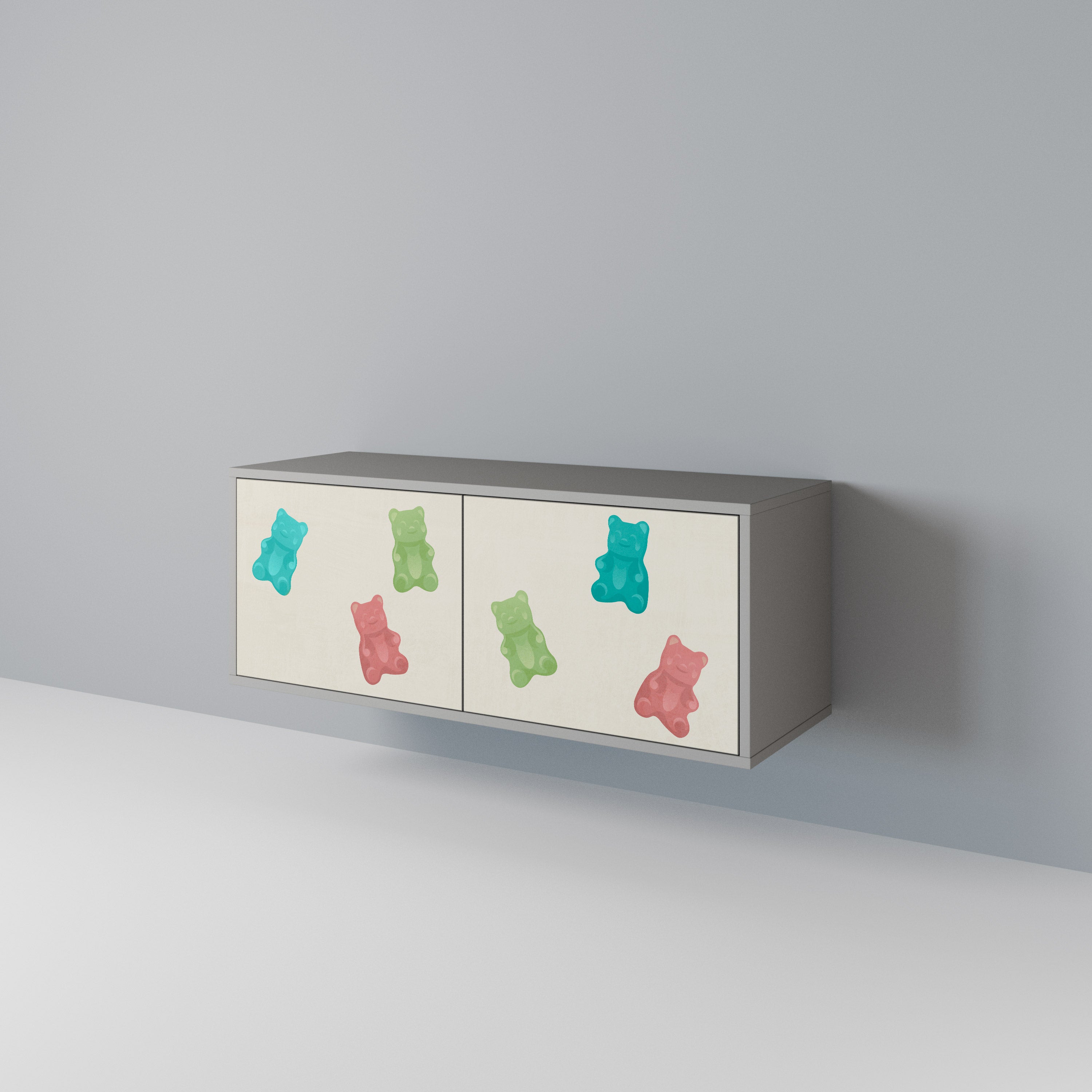 GUMMY BEARS Compact 2-Door TV Cabinet