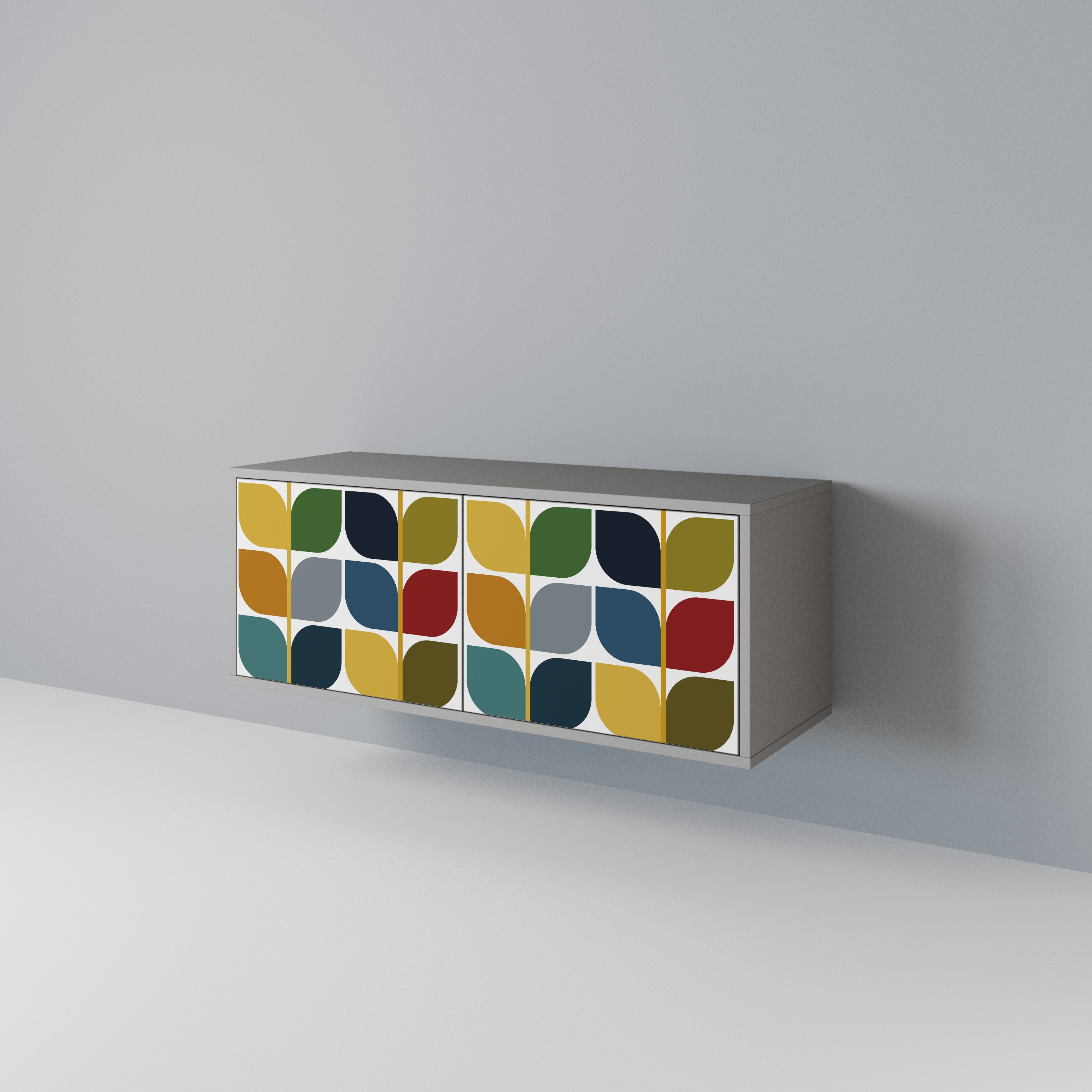 WEIGHTLESS HOURS Compact 2-Door TV Cabinet